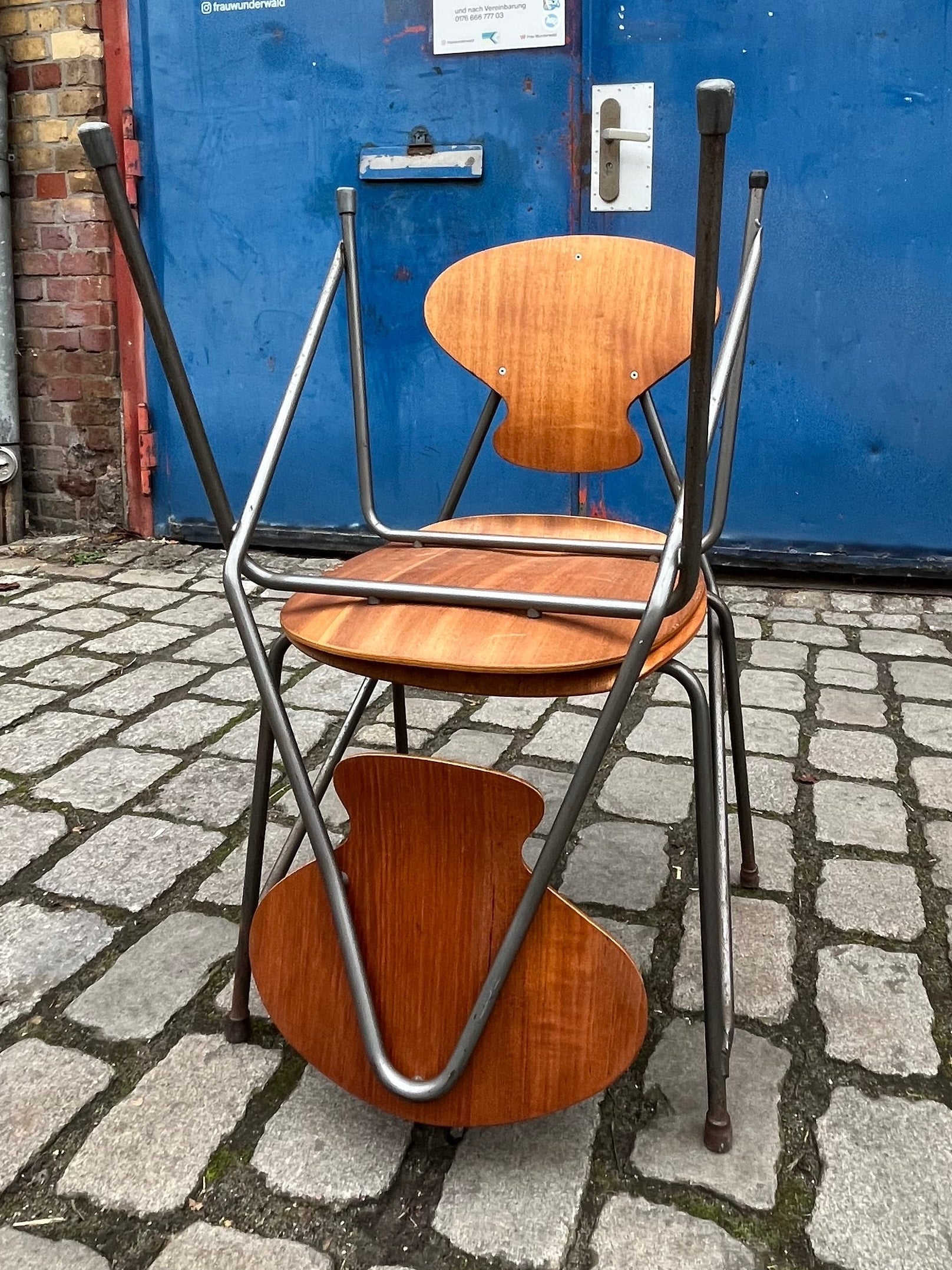 Vintage Bugholzstuhl Set von 2 von Steen Eiler Rasmussen und Kai Lyngfeldt Larsen für Danbork