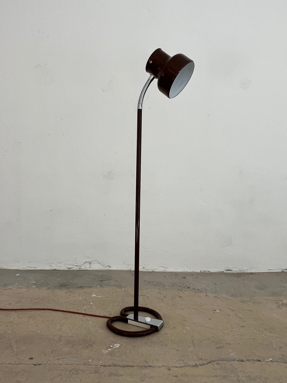 Vintage Stehlampe "Bumling" braun von Anders Pehrson für Ateljé Lyktan