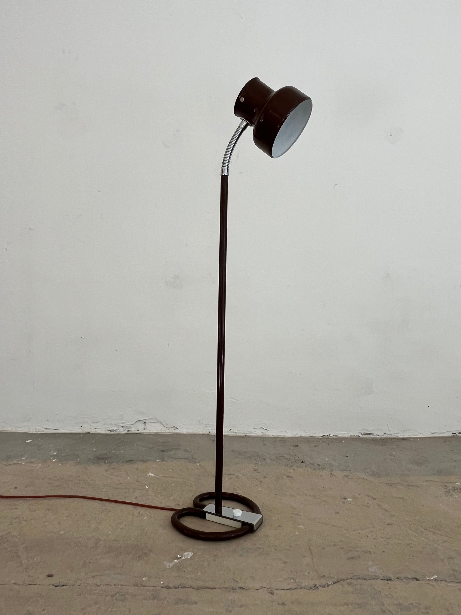 Vintage Stehlampe "Bumling" braun von Anders Pehrson für Ateljé Lyktan
