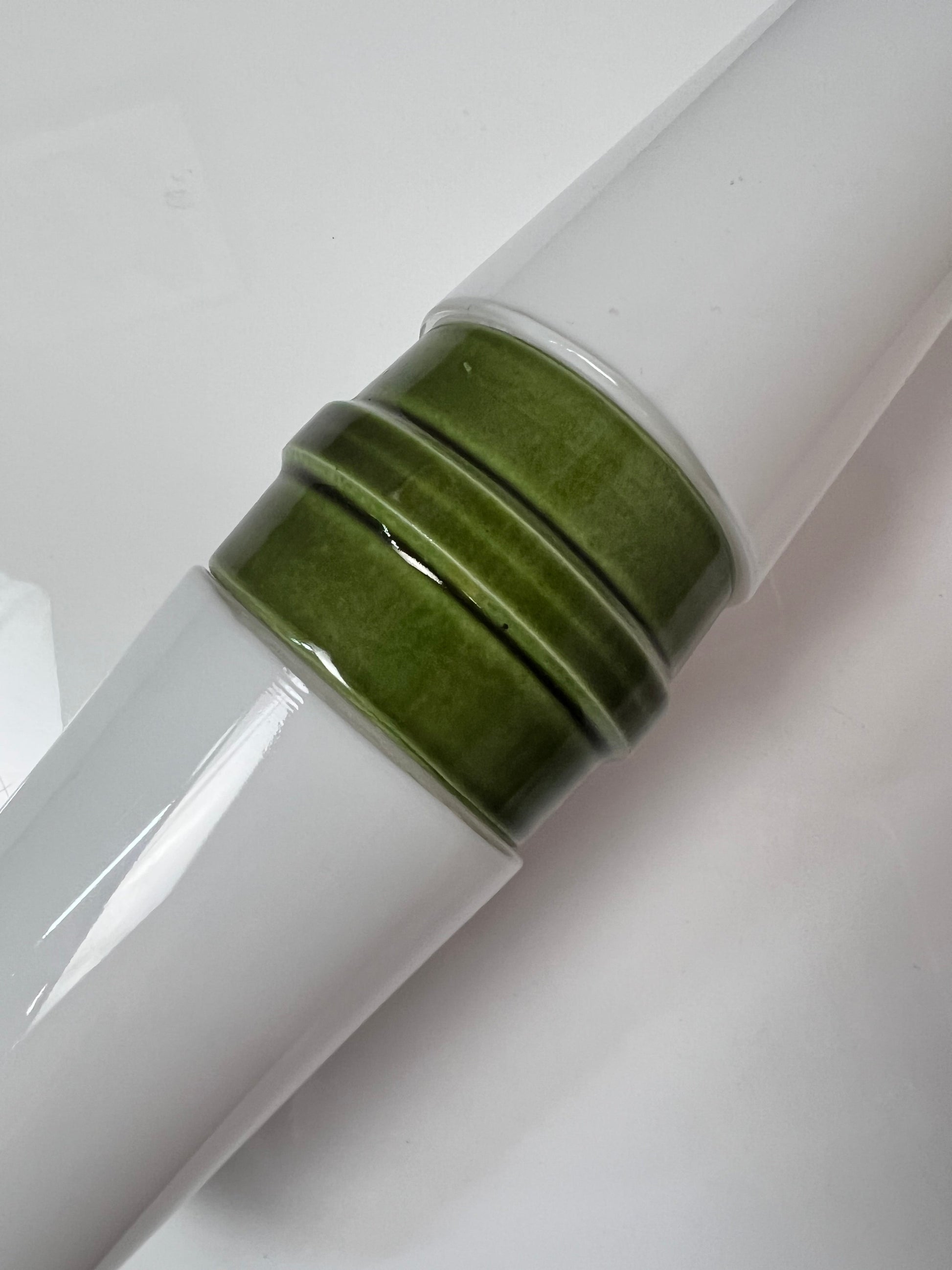 Vintage Doppelleuchte Modell 6065 grün von Sigvard Bernadotte für Ifö