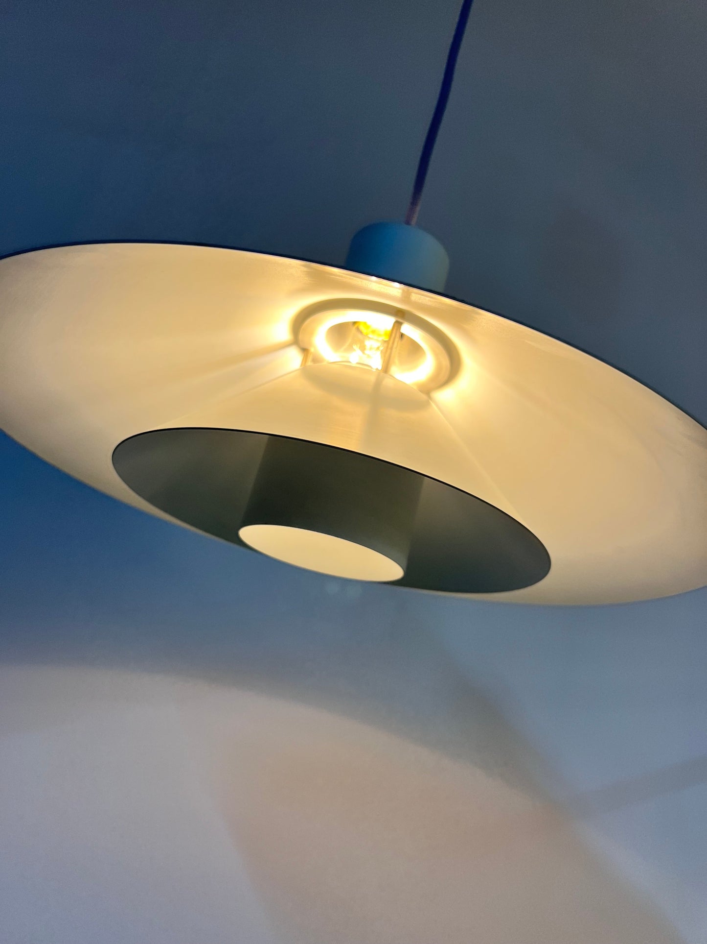 Vintage Lamellenlampe Trapez von Christian Hvidt für Nordisk Solar