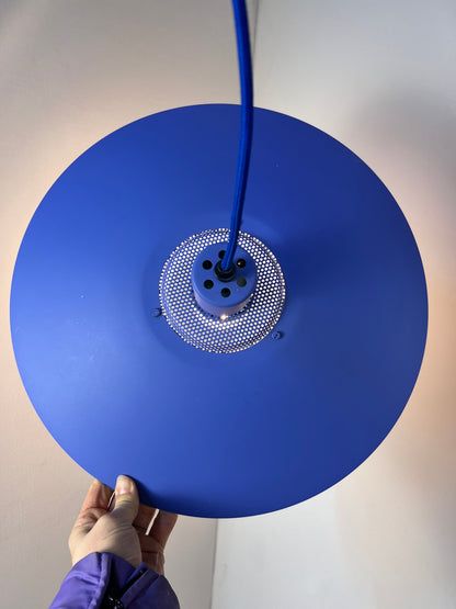 Vintage Lampe Donau von JEKA blau