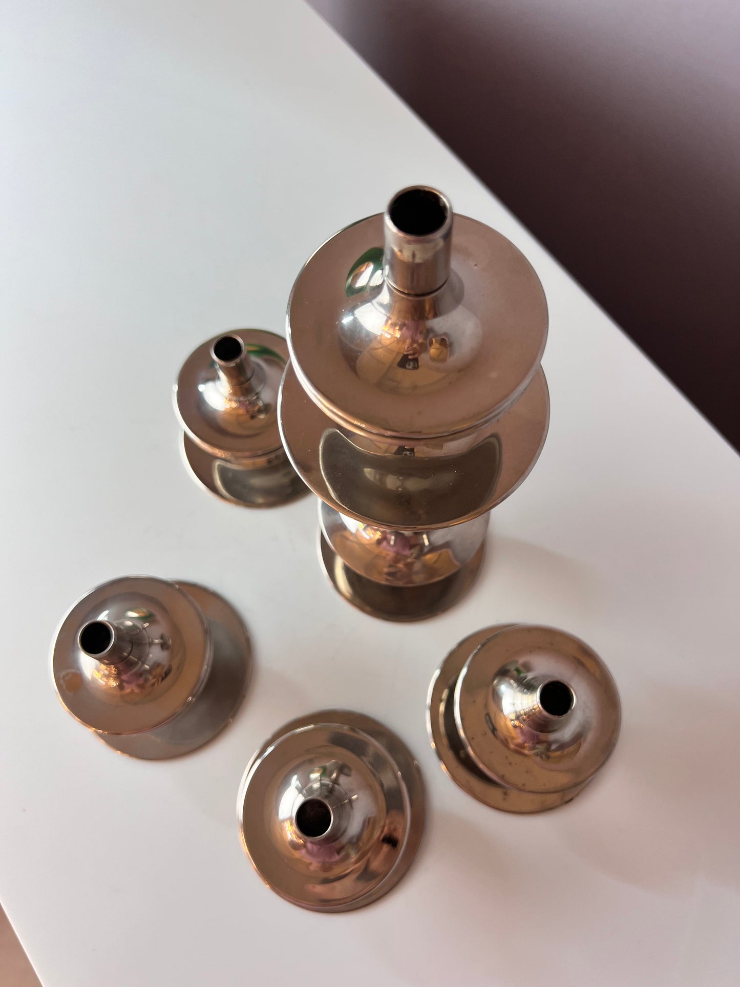 Vintage Kerzenständer von Hans Nagel für BMF