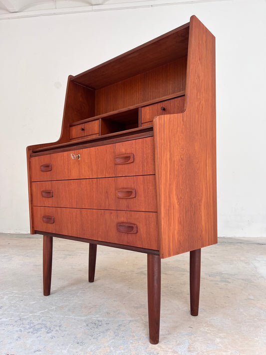 Vintage Sekretär aus Teak von Handbjerg Møbelfabrik