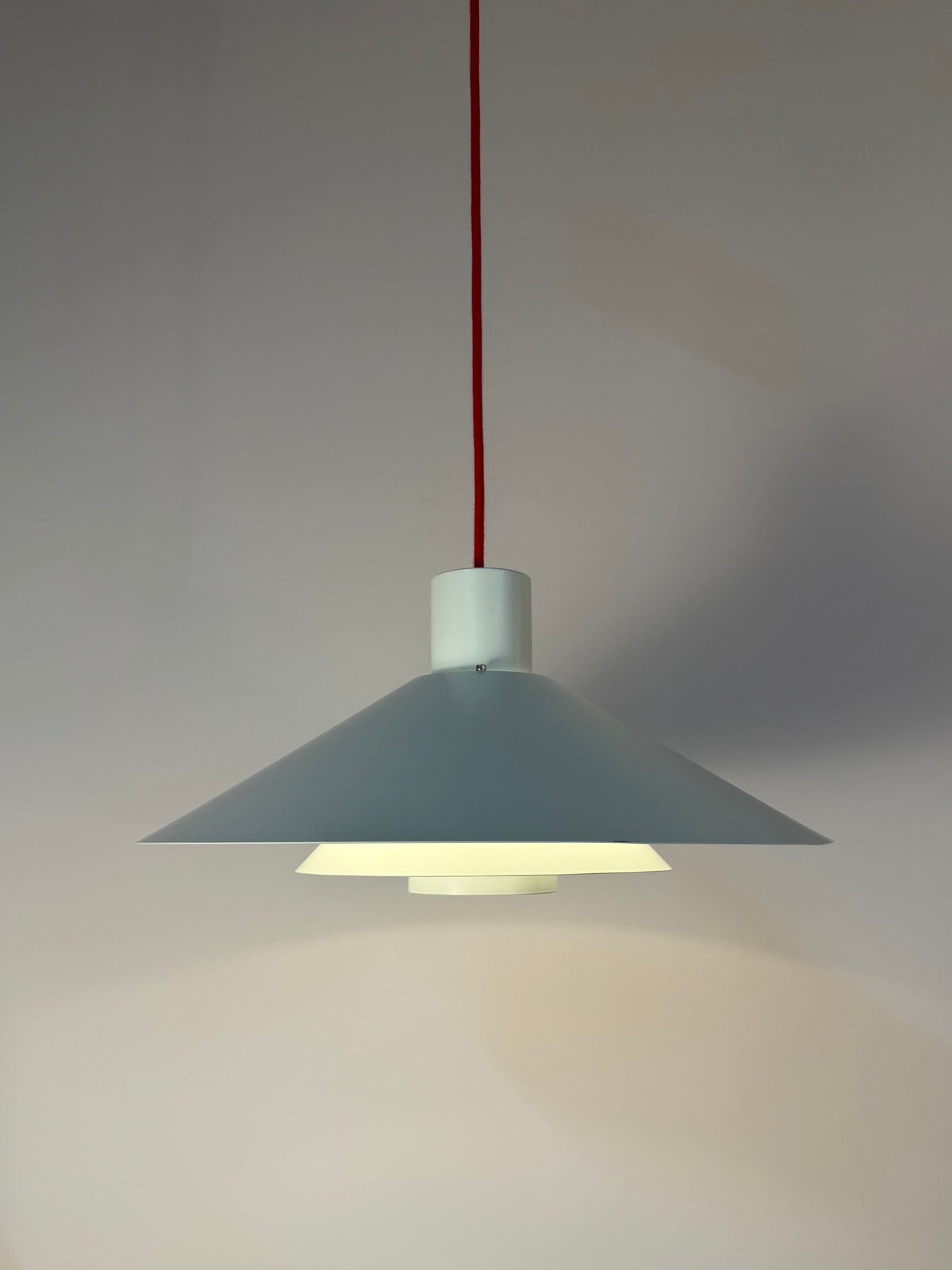 Vintage Hängelampe "Trapez" von Christian Hvidt für Nordisk Solar