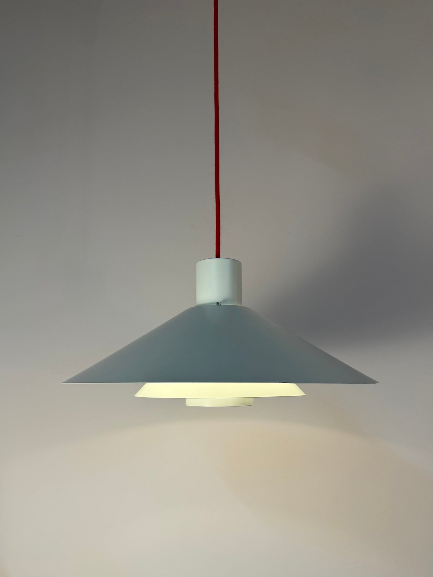 Vintage Hängelampe "Trapez" von Christian Hvidt für Nordisk Solar