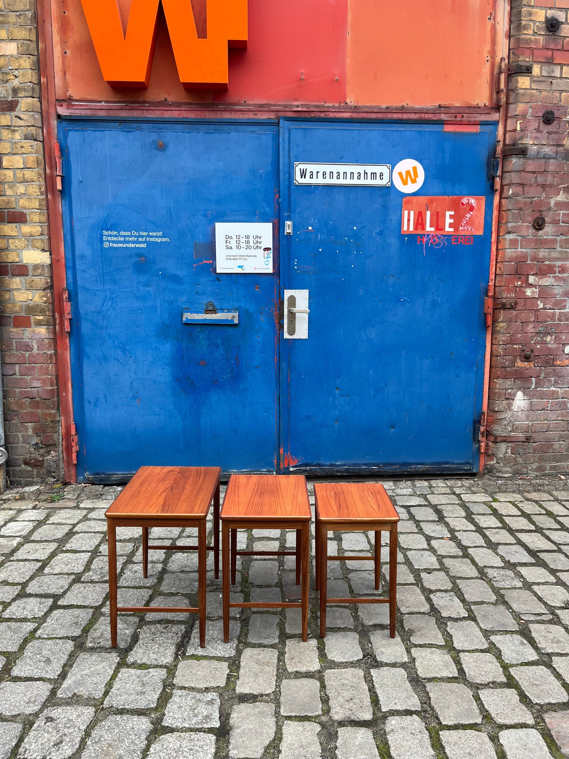 Vintage Satztisch von Opal Kleinmöbel aus Teak