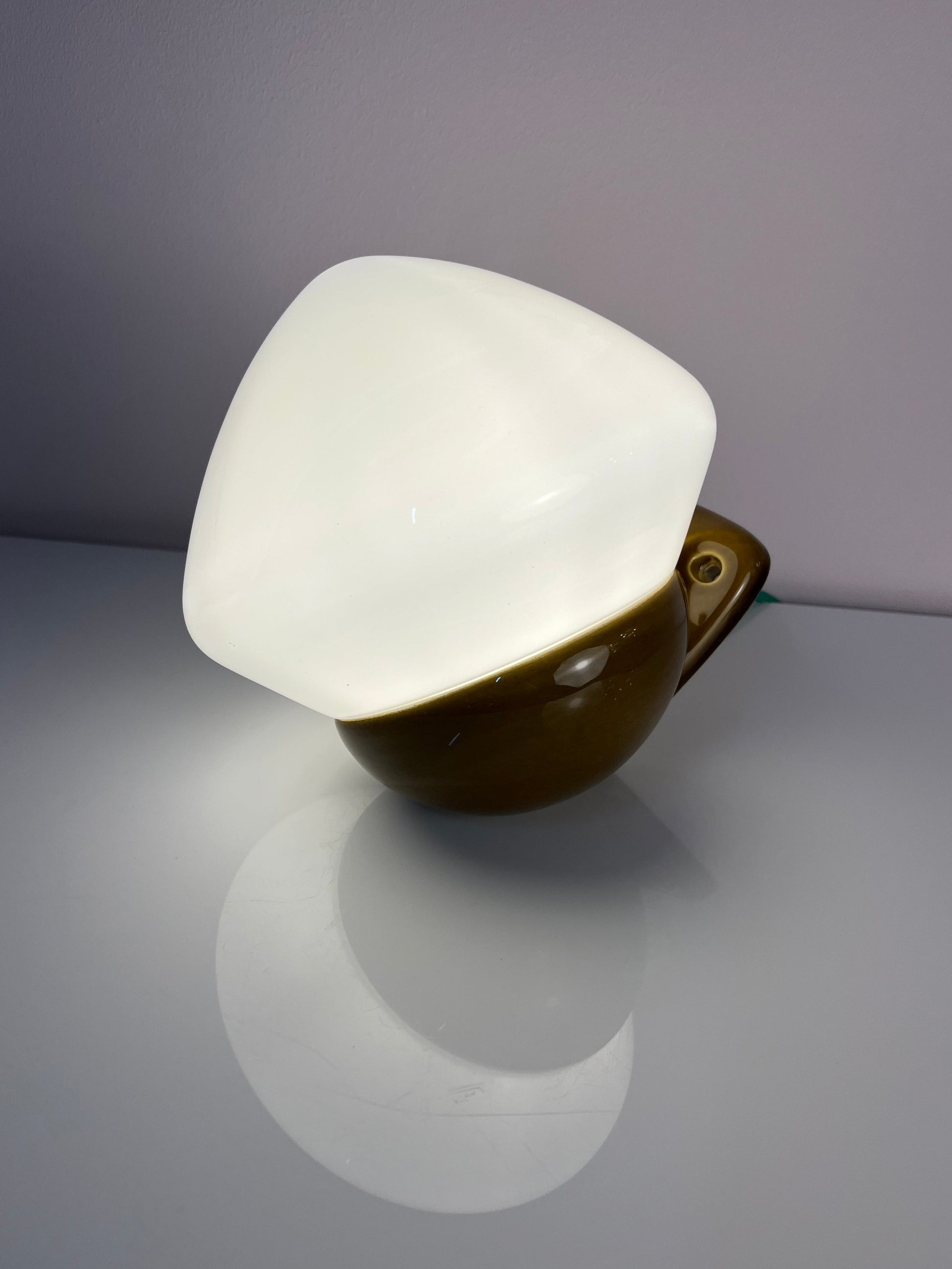 Vintage Wandlampe Modell 6030 von Sigvard Bernadotte für Ifö oliv