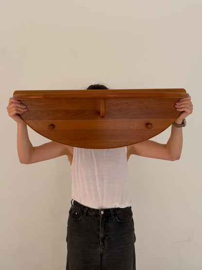 Vintage Garderobe Halbrund Teak von Lysgaard Møbler
