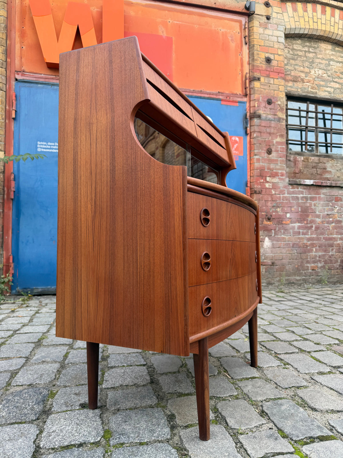 Sekretär Teak von Gunnar Falsig für Holstebro Møbelfabrik