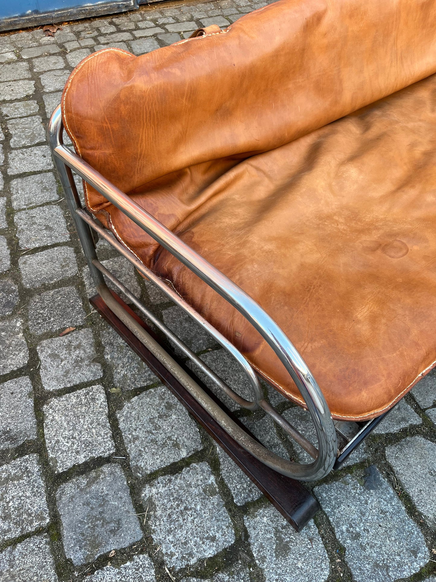 Vintage Kufensofa von Hynek Gottwald
