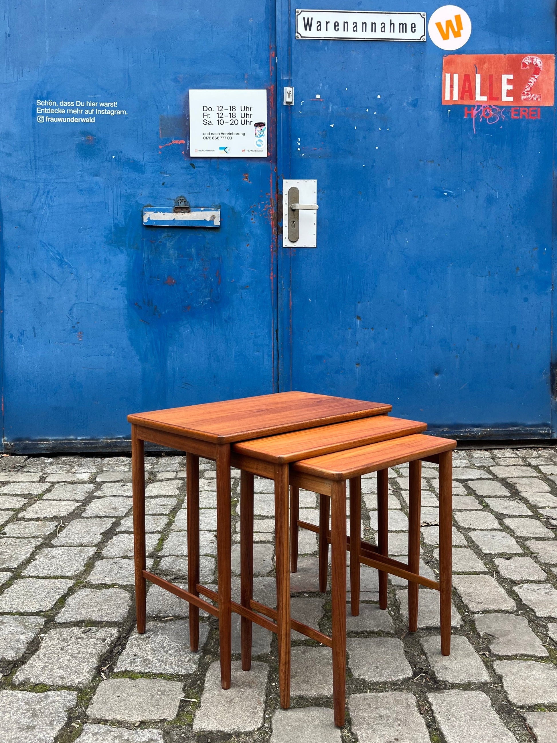 Vintage Satztisch von Opal Kleinmöbel aus Teak