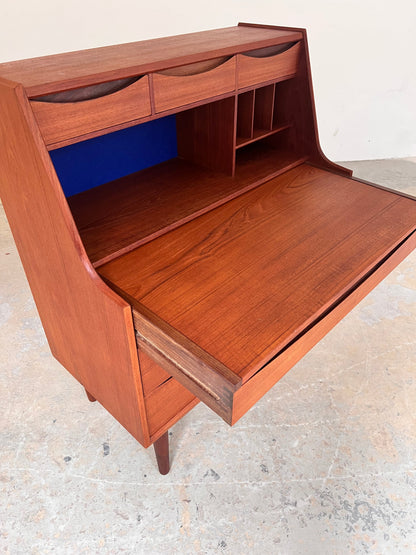 Vintage Sekretär Teak mit Schminktisch und Spiegel aus Dänemark
