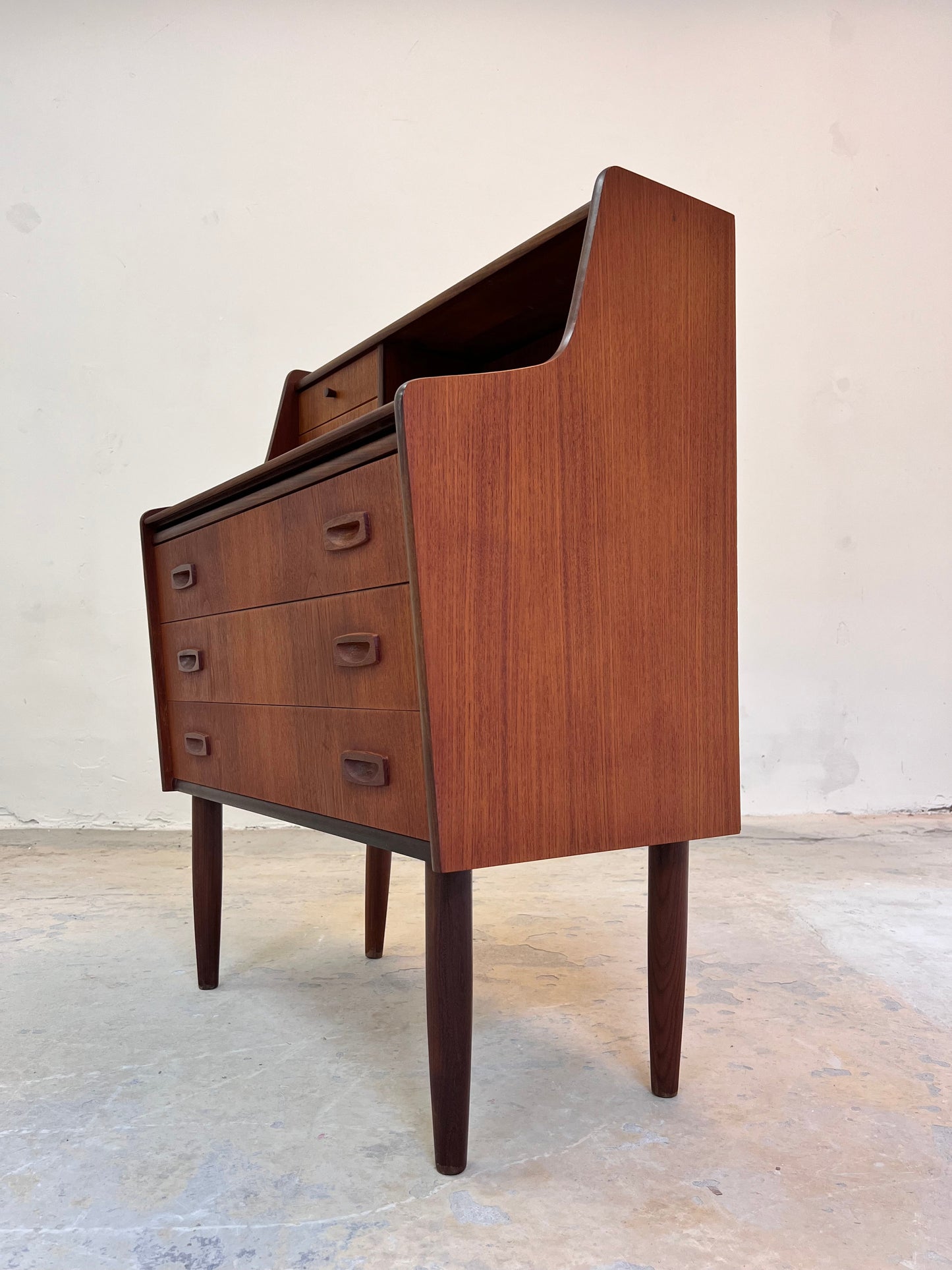 Vintage Sekretär aus Dänemark aus Teak