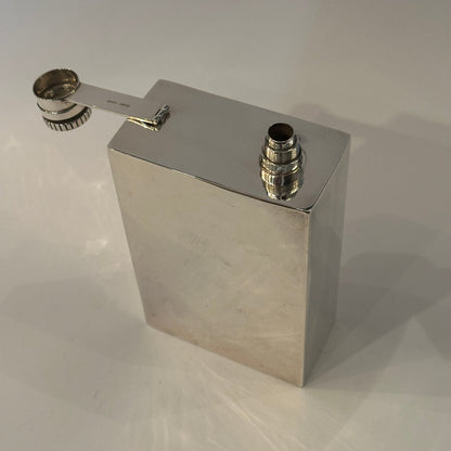 Vintage hip flask sterling silver by Cartier Silver