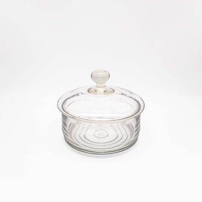Vintage Bonboniere Jugendstil Glas