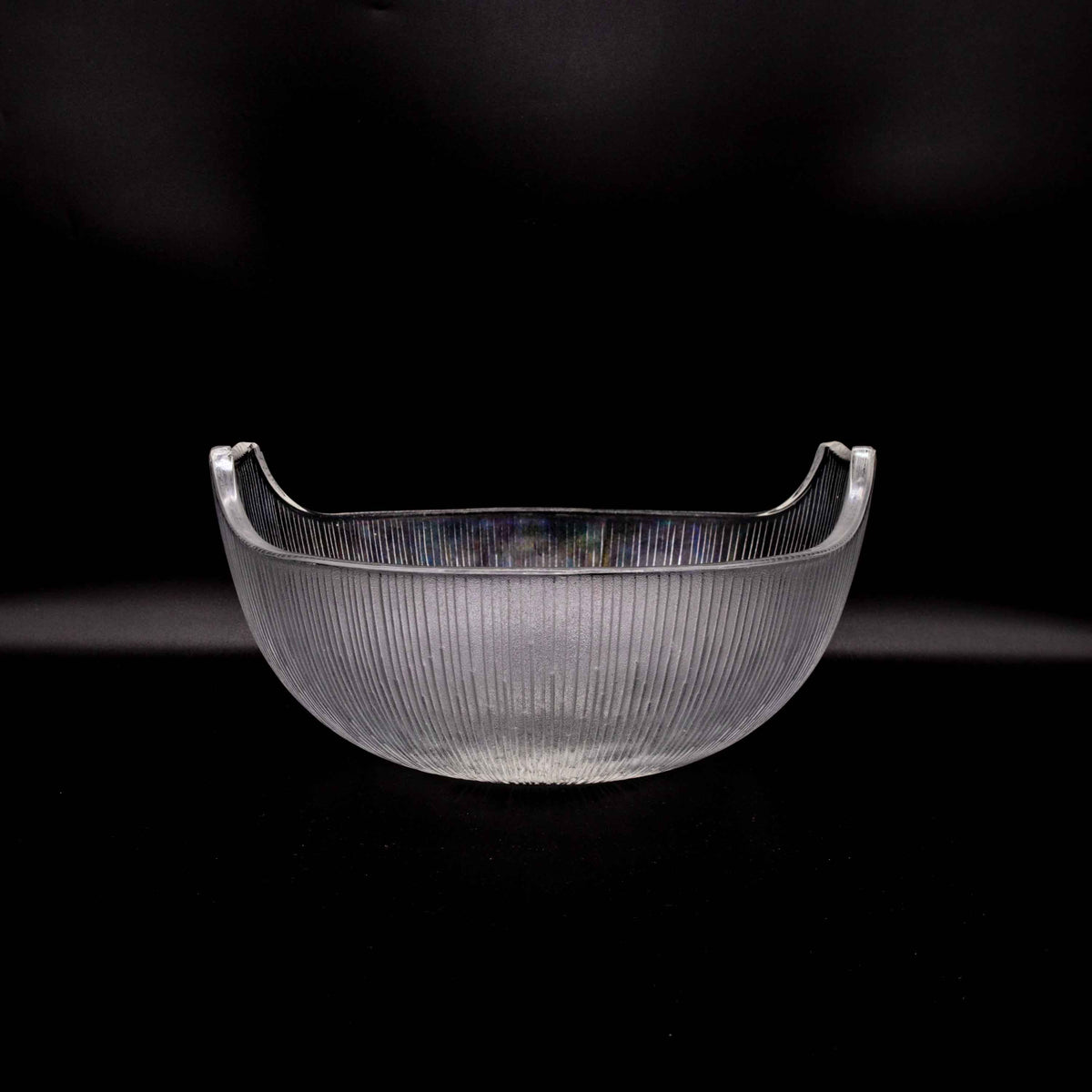 Großes 8er Schüssel Set von Hoya Crystal, Einzelansicht große Schüssel, Seitenansicht