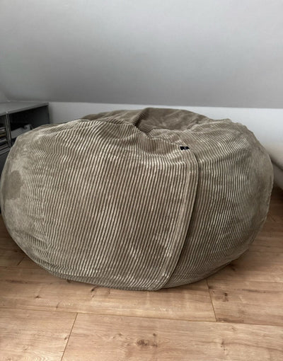 Beanbag XXL by Vetsak Khaki Velour Cord
