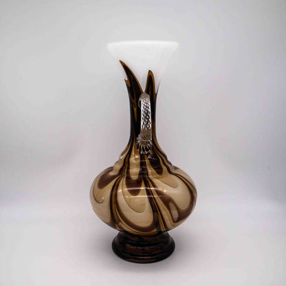Vintage Krugvase aus Opalglas von V.B. Opaline Florence