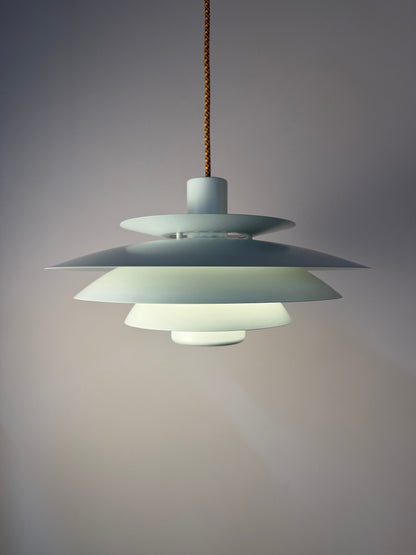 Vintage Lamellenlampe weiß von Top Lamper