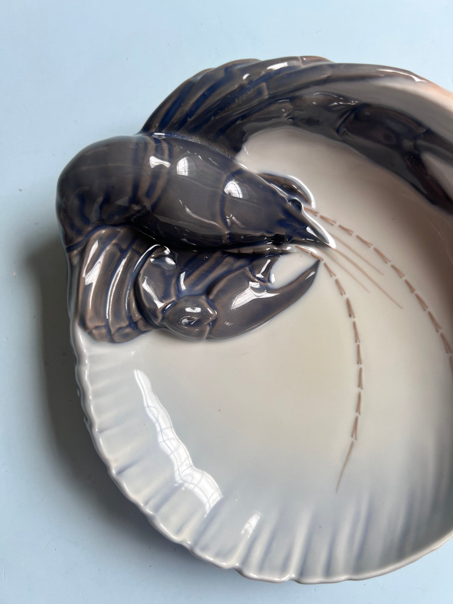 Schale Hummer Typ 3277 ∅ 16,5 cm von Erik Nielsen für Royal Copenhagen