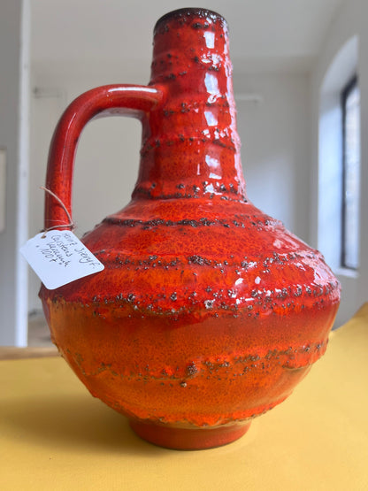 Vintage vase "1007" Fat Lava by Heinz Siery for Carstens Keramik West Germany