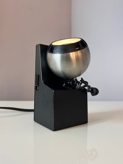 Tischlampe Modell 41701 schwarz silber Kugelkopf von Osram