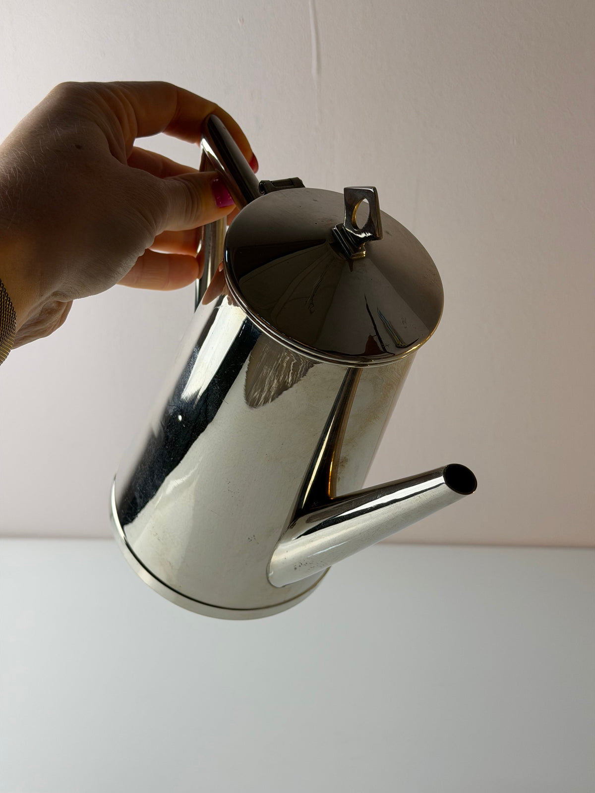Vintage Kanne versilbert von Jürst und Co., Art Déco, 1 Liter