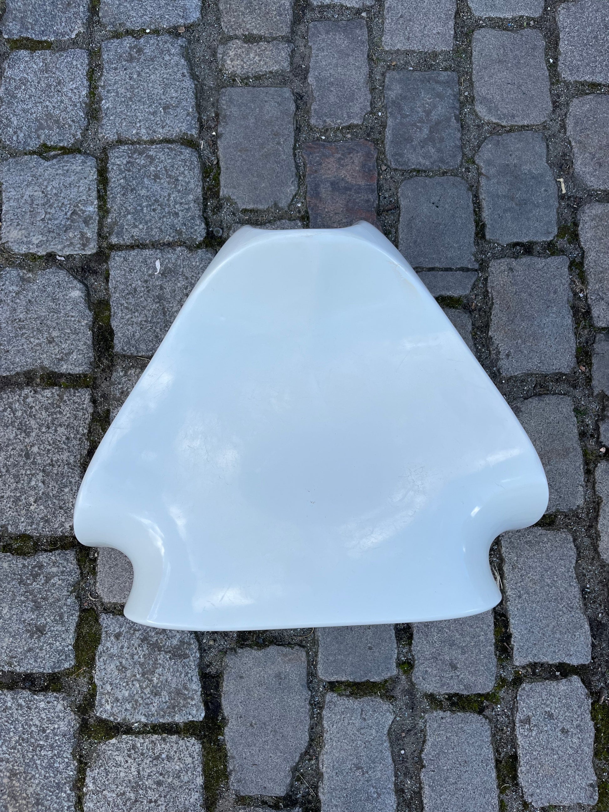 Stapelhocker Taboret weiß von Alexander Begge für Casala