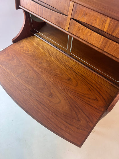 Secrétaire vintage en teck par Gunnar Falsig