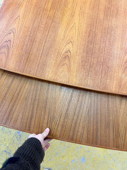 Vintage Esstisch ausziehbar Teak aus Dänemark
