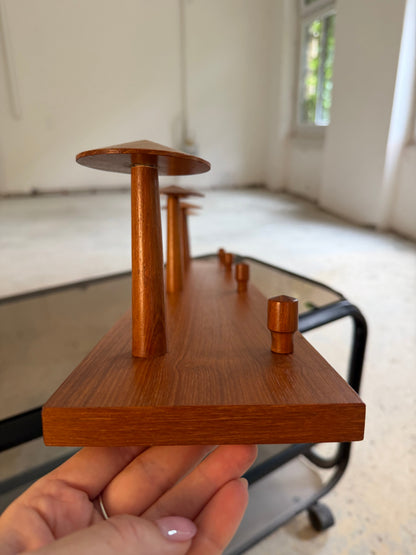 Vintage Garderobe aus Teak, Dänemark 60er Jahre