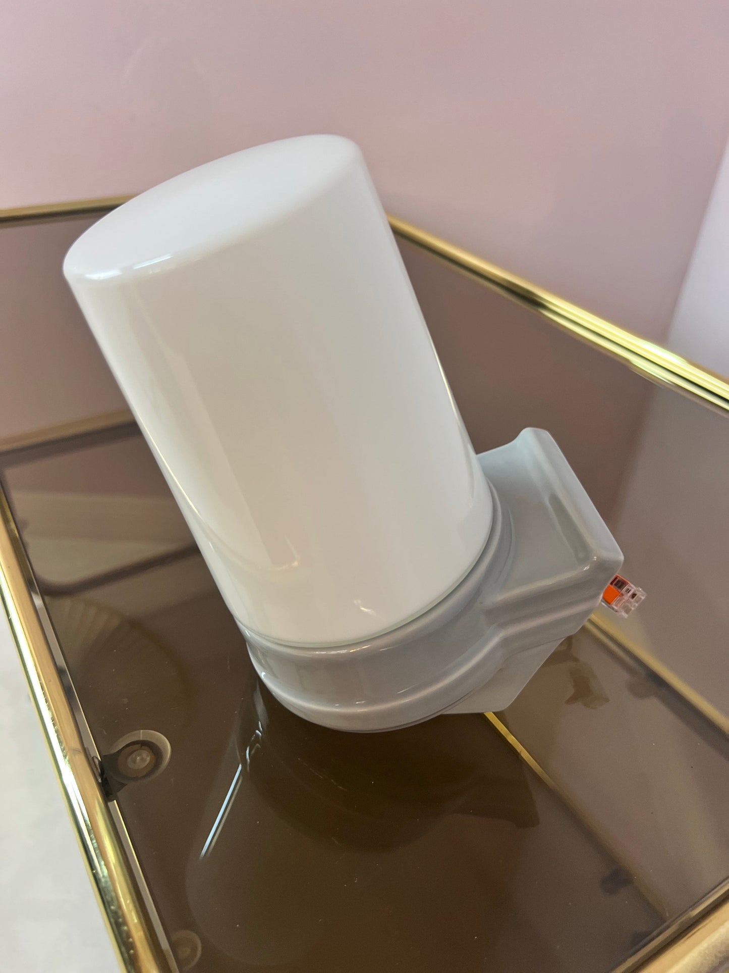 Wall lamp light grey by Sigvard Bernadotte for Ifö