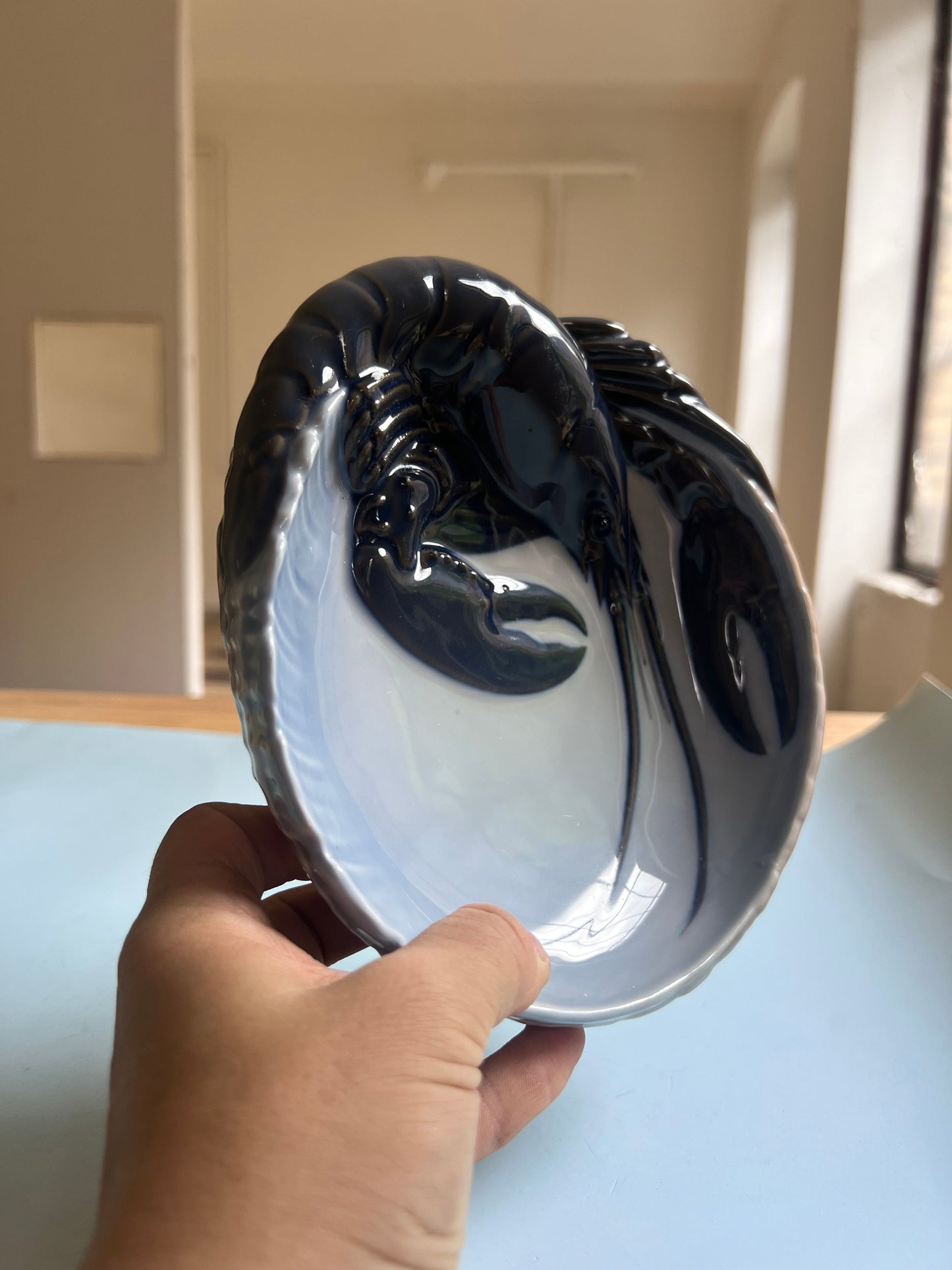 Schale Hummer Typ 3498 ∅ 19 cm von Erik Nielsen für Royal Copenhagen