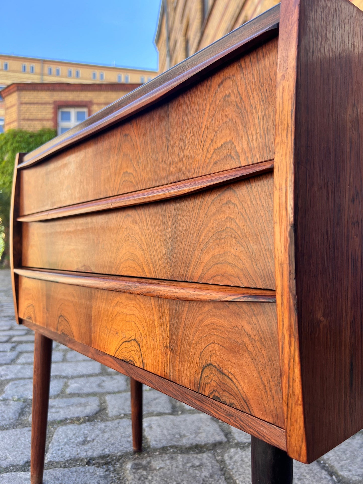 Table de chevet vintage en palissandre du Danemark