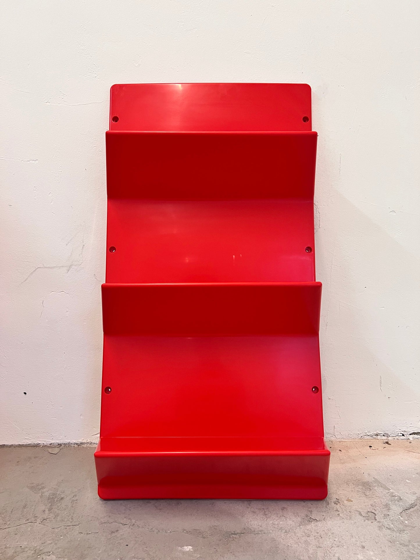 Vintage Wandregal Kämpe von Niels Gammelgaard für IKEA rot