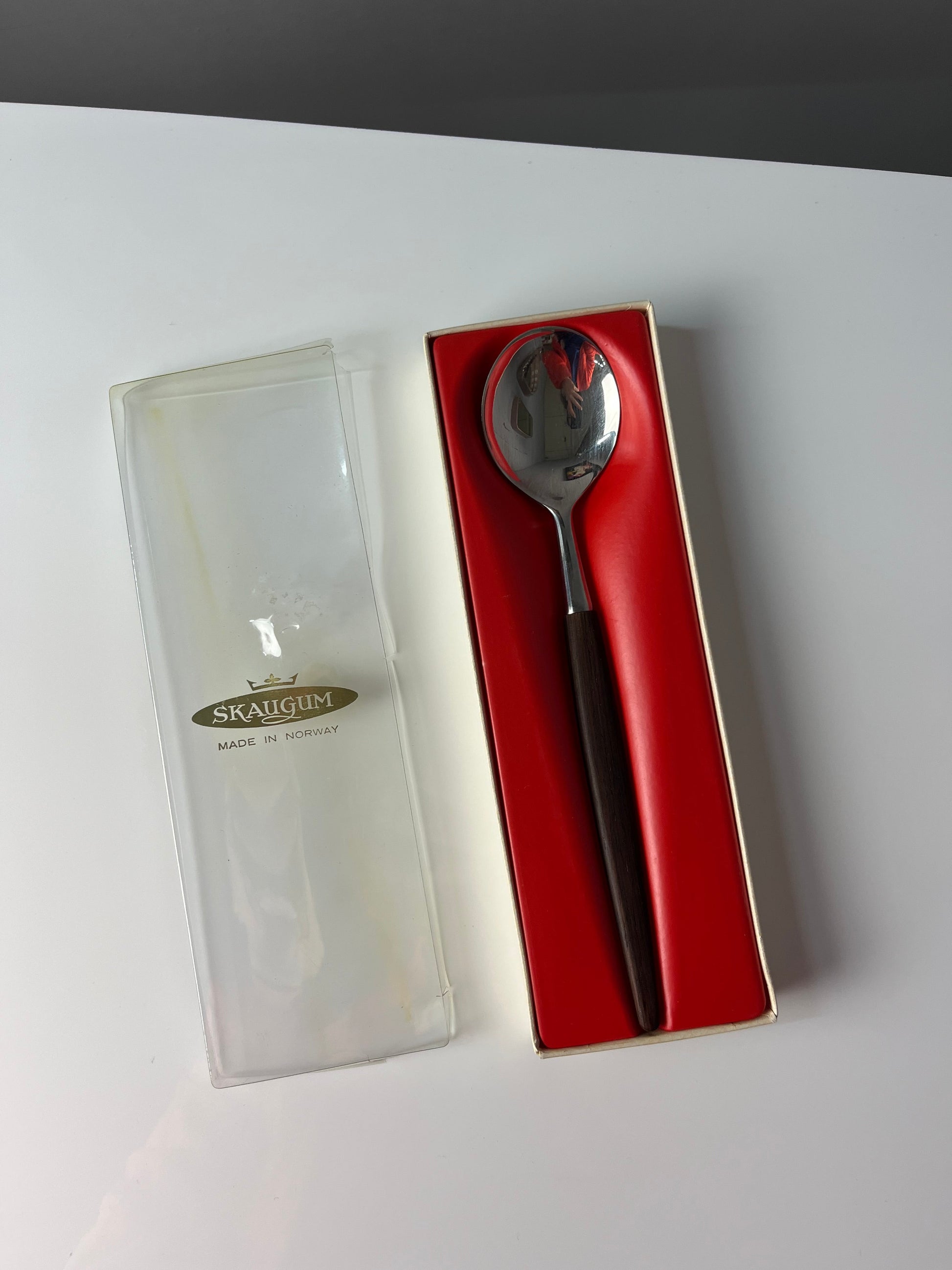 Servierlöffel Teak von Skaugum aus Norwegen