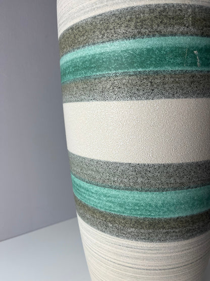 Vintage Bodenvase 628-50 türkis grau von Bay Keramik