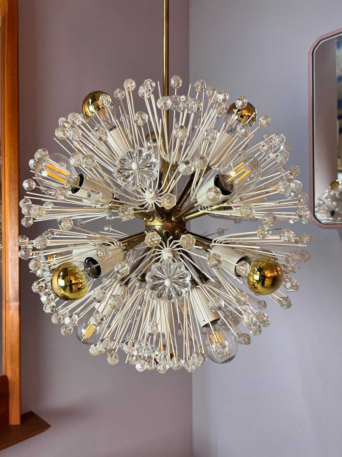 Vintage chandelier by Emil Stejnar