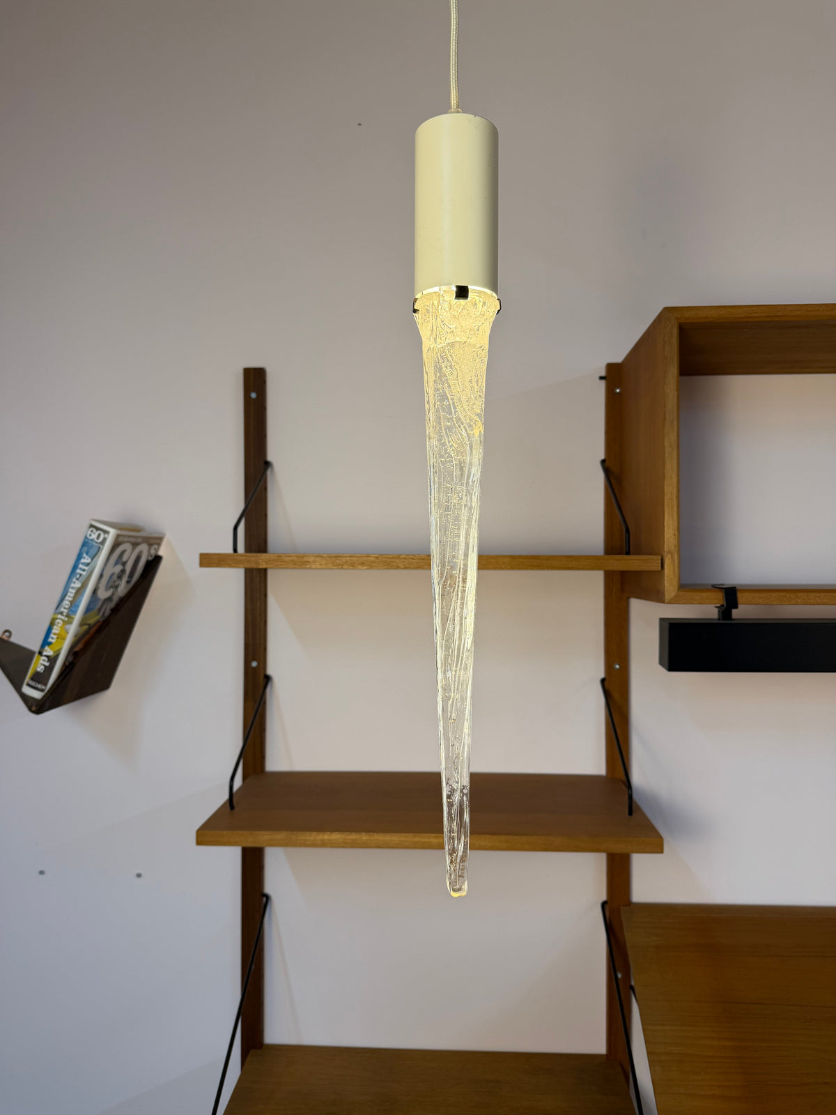 Eiszapfen Hängeleuchte von Davids Lampe, Space Age Design