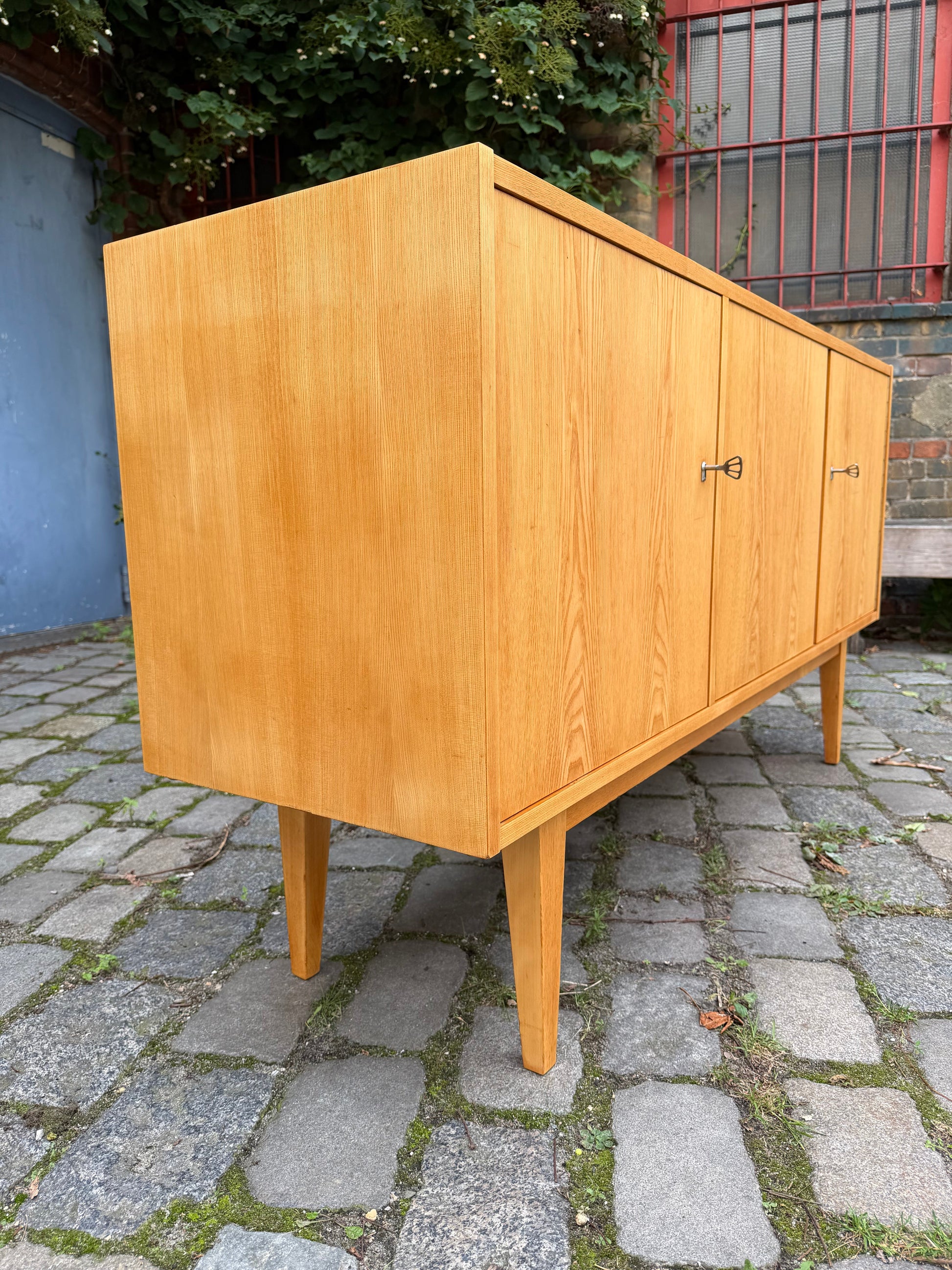 Vintage Sideboard Typ 602 Esche von Franz Ehrlich für Hellerau