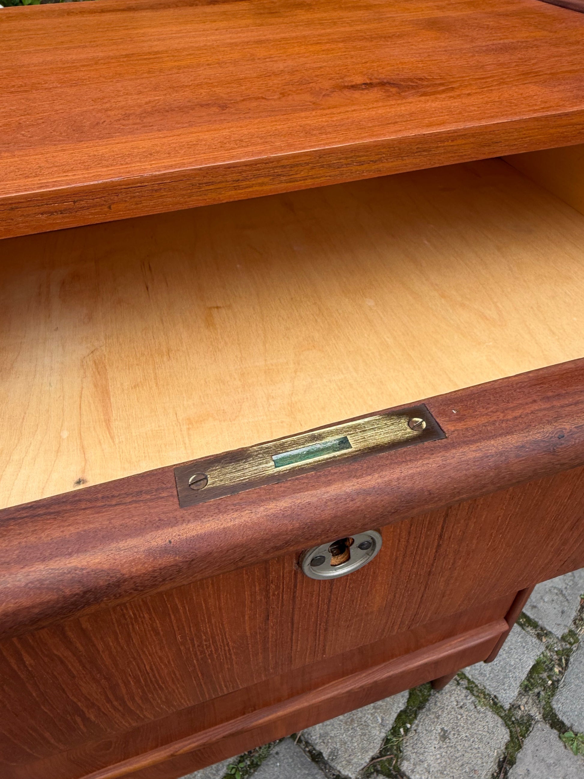 Vintage Kommode Teak Dänemark, 6 Schubladen, Mid-Century