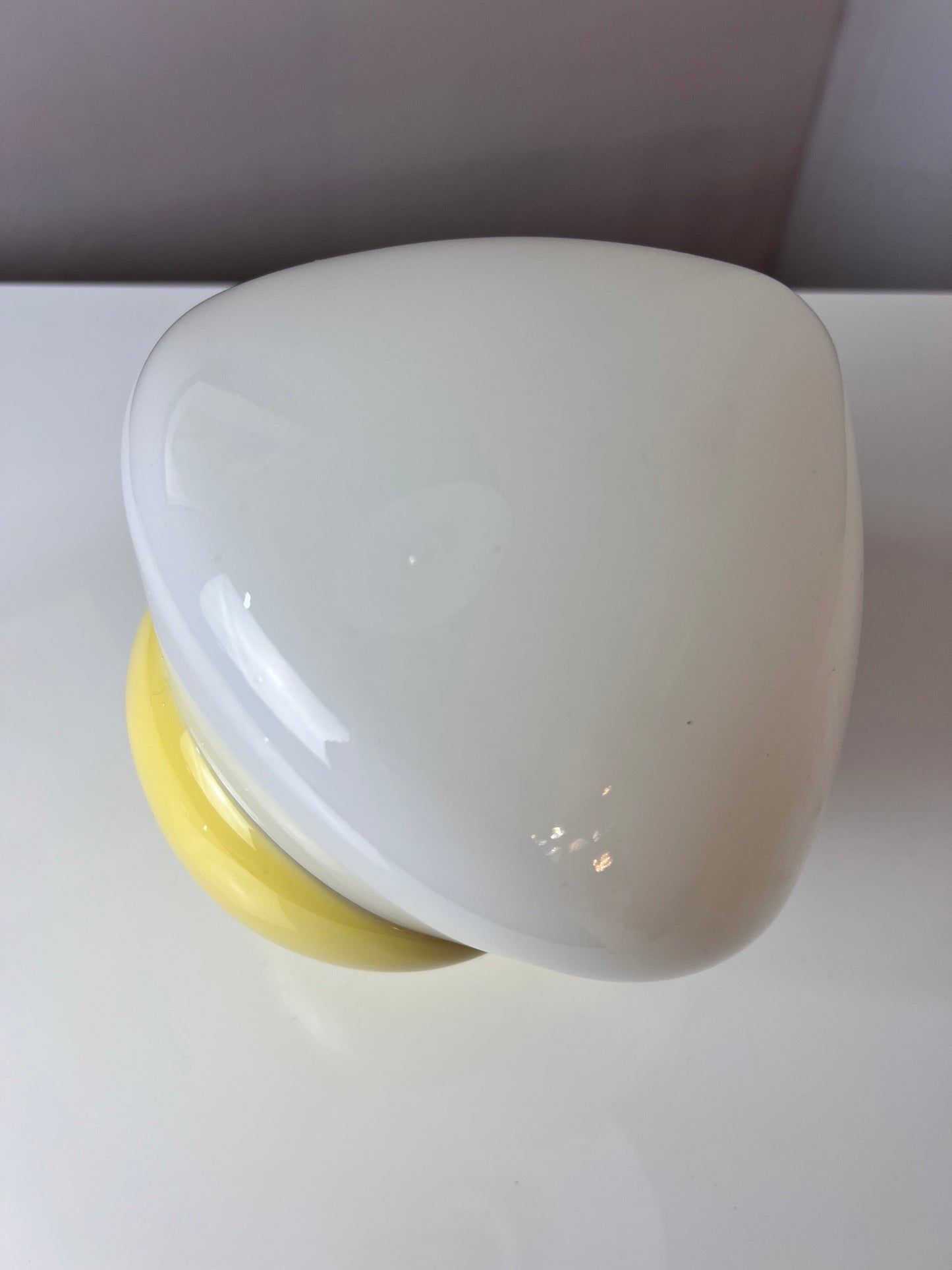 Vintage Wandlampe Modell 6030 gelb von Sigvard Bernadotte für Ifö