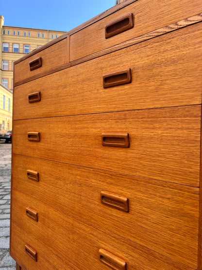 Vintage Tallboy Kommode von Holger Jensen für FDB Møbler mit Doppelgriffen