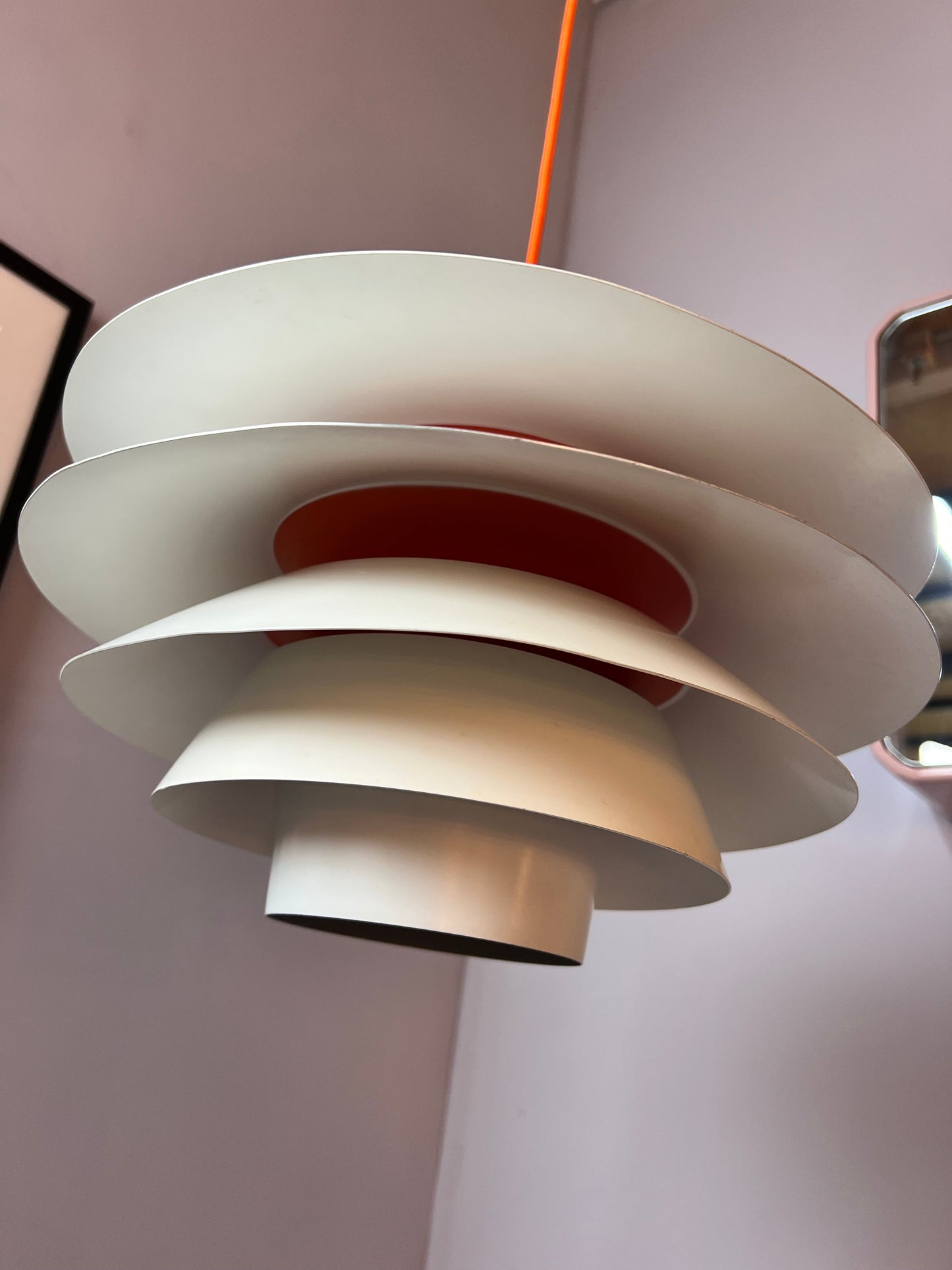 Vintage Hängelampe Verona von Svend Middelboe für Nordisk Solar