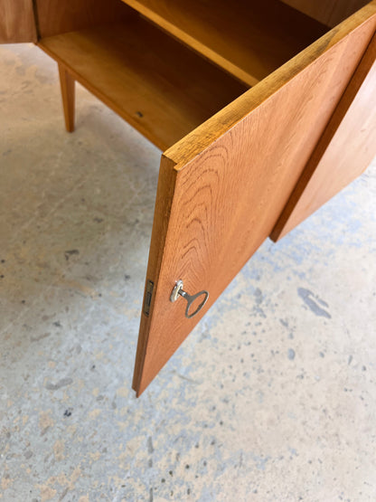 Vintage Bücherschrank "602/D" von Franz Ehrlich für Hellerau, Esche