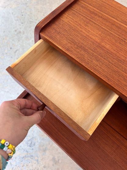 Vintage Sekretär Teak mit Spiegel aus Dänemark