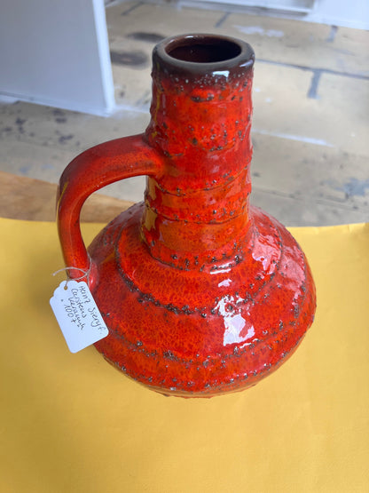 Vintage vase "1007" Fat Lava by Heinz Siery for Carstens Keramik West Germany