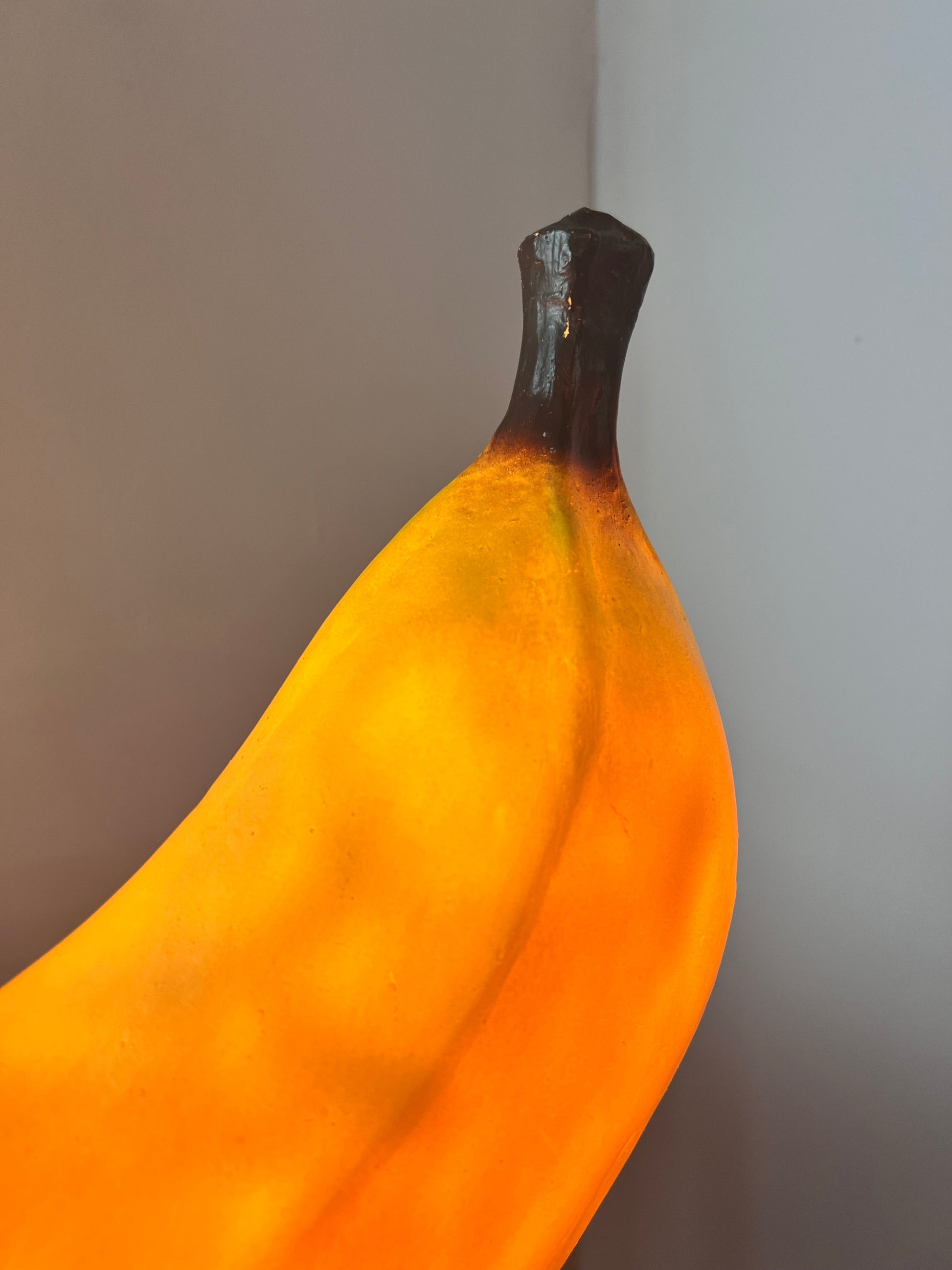 Vintage Tischlampe Banane von Heico 70er West Germany