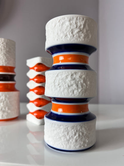 Vintage vase by KMP Porzellan Bavaria set of 3